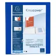 Classeur PP personnalisable Kreacover - 4 anneaux en D 30mm - A4 maxi - Bleu - EXACOMPTA 