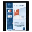 Classeur PP personnalisable Kreacover - 4 anneaux en D 30mm - A4 maxi - Noir - EXACOMPTA