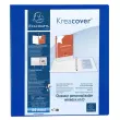 Classeur PP personnalisable Kreacover - 4 anneaux en D 50mm - A4 maxi - Bleu - EXACOMPTA