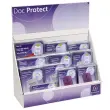 Présentoir complet avec différents formats d'étuis de protection - Cristal - EXACOMPTA