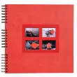 Album photos à spirales 60 pages noires Passion - 32x32 cm - Rouge - EXACOMPTA