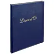 Livre d'or Balacron avec titre 140 pages blanches - 21x19 cm vertical - Couleurs assorties - EXACOMPTA 