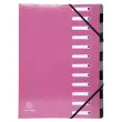Trieur Harmonika Iderama 12 compartiments - Rose - EXACOMPTA