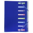 Trieur polypropylène 3 rabats 8 compartiments OPAK - Couleurs assorties - EXACOMPTA