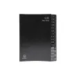 Trieur rigide Economique Ordonator 32 compartiments alphanum&eacute;riques - 24x34cm - Noir - EXACOMPTA 