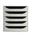ECOBOX Caisson 5 tiroirs - Gris - EXACOMPTA 