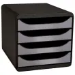 BIG-BOX Pastel noir/pastel glossy - Noir/argent - EXACOMPTA 