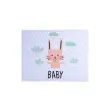 Album photos livre 30 pages blanches - Format 28,5x22cm - BABY vert - Gris - EXACOMPTA 