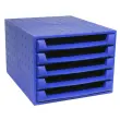 THE BOX ouvert - Bleu cobalt - EXACOMPTA 