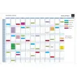 Planning magnétique annuel - textes en français - Blanc - EXACOMPTA