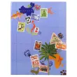 Album de timbres Globe-Trotter 16 pages noires - 22,5x30,5 cm - Visuels assortis - EXACOMPTA