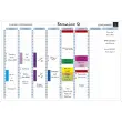 Planning magn&eacute;tique hebdomadaire - textes en fran&ccedil;ais - Blanc - Exacompta 