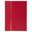 Album de timbres simili-cuir 48 pages noires - 22,5x30,5 cm - Rouge - EXACOMPTA
