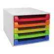 THE BOX ouvert - Arlequin transparent - EXACOMPTA 