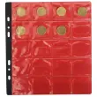 Sachet de 3 recharges numismatiques 20 cases de diamètre 40mm - 24,5x25 cm - Cristal - EXACOMPTA