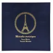 Classeur de collection pour 100 médailles souvenirs - 24,5x25 cm - Bleu marine - EXACOMPTA
