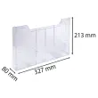 Élément mural A4 horizontal - Cristal - EXACOMPTA