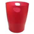 ECOBIN Corbeille &agrave; papier - Rouge carmin translucide - EXACOMPTA 