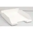 Corbeille &agrave; courrier COMBO MIDI Violet translucide - Blanc - EXACOMPTA 
