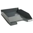 Corbeille à courrier COMBO MIDI Violet translucide - Gris souris glossy - EXACOMPTA
