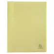 Porte-vues A4 80 vues Chrom Pastel Jaune - Exacompta