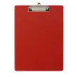 Porte-bloc avec pochette PP A4 rouge