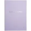 LIVRE DE RECETTES 220X170 96 P LILAS