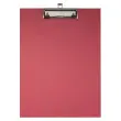 Porte-bloc papier enduit A4 rouge