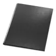 Porte-bloc a rabat papier enduit A4 noir 
