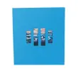 Album livre 60p noir 29x32cm MILANO Bleu 