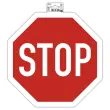 Panneau adhesif Stop 30cm