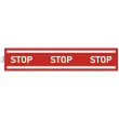 Panneau adhesif bande stop 100cm
