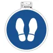 Panneau adhesif obligation arret 20cm