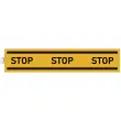 Pann adhesif obligation stop jaune 100cm