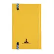 Carnet lign&eacute; - 17 x 11 cm - 192 pages - Jaune - EXACOMPTA 