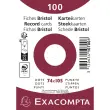 F.Bristol 74 x 105 blanc dots /s film - Exacompt
