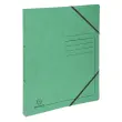 Classeur à élastique 2 anneaux 15 mm A4 en carte lustrée 355 g/m² - Vert - Exacompta