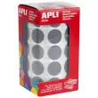 Rouleau gommettes rondes Ø 20 mm grises - Apli