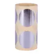 Rouleau gommettes rondes &Oslash; 45 mm argent - Apli 