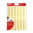 Etoiles or et argent 4 feuilles - Apli 