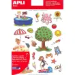 Gommettes thématiques L’Été 3 feuilles - Apli