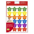 Gommettes motivation textes et couleurs assorties 12 feuilles - Apli 