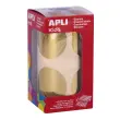 Rouleau gommettes rondes &Oslash; 45 mm or - Apli 