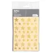 Gommettes étoiles or 17 feuilles - Apli