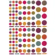 Gommettes nature kraft couleurs assorties 6 feuilles - Apli 
