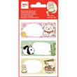 &Eacute;tiquettes scolaires kawai - 3 motifs - 9 unit&eacute;s - Apli 