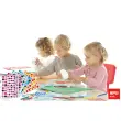Gommettes enlevables formes et couleurs assorties 60 feuilles - Apli 