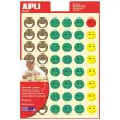 Gommettes Sourire 3 feuilles - Apli 