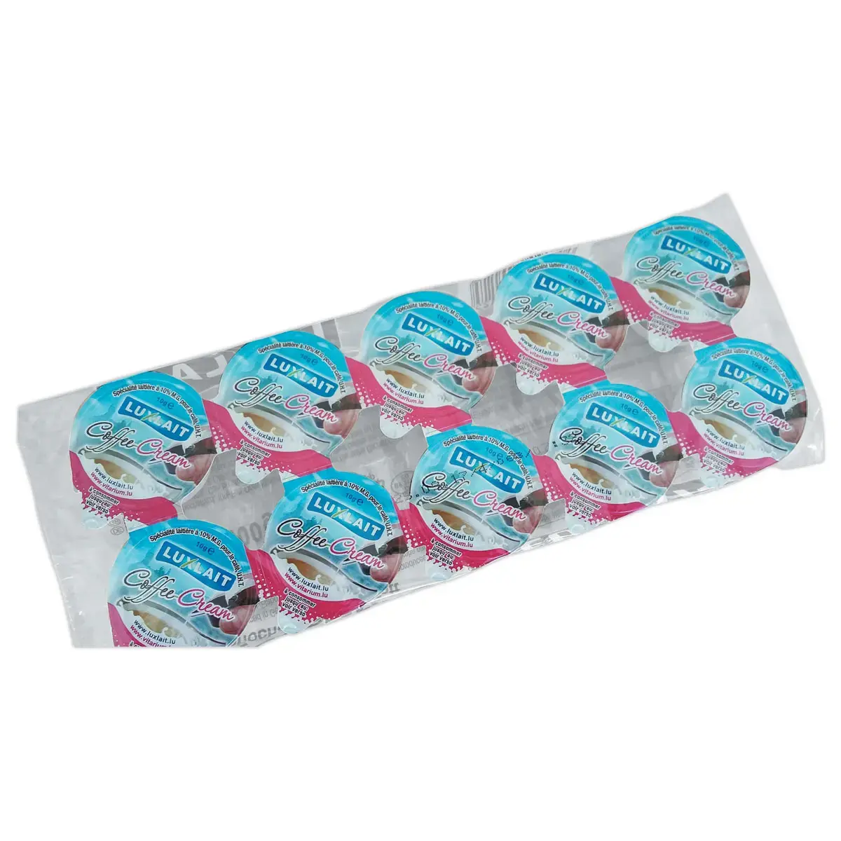 10 Cups coffee cream Luxlait 