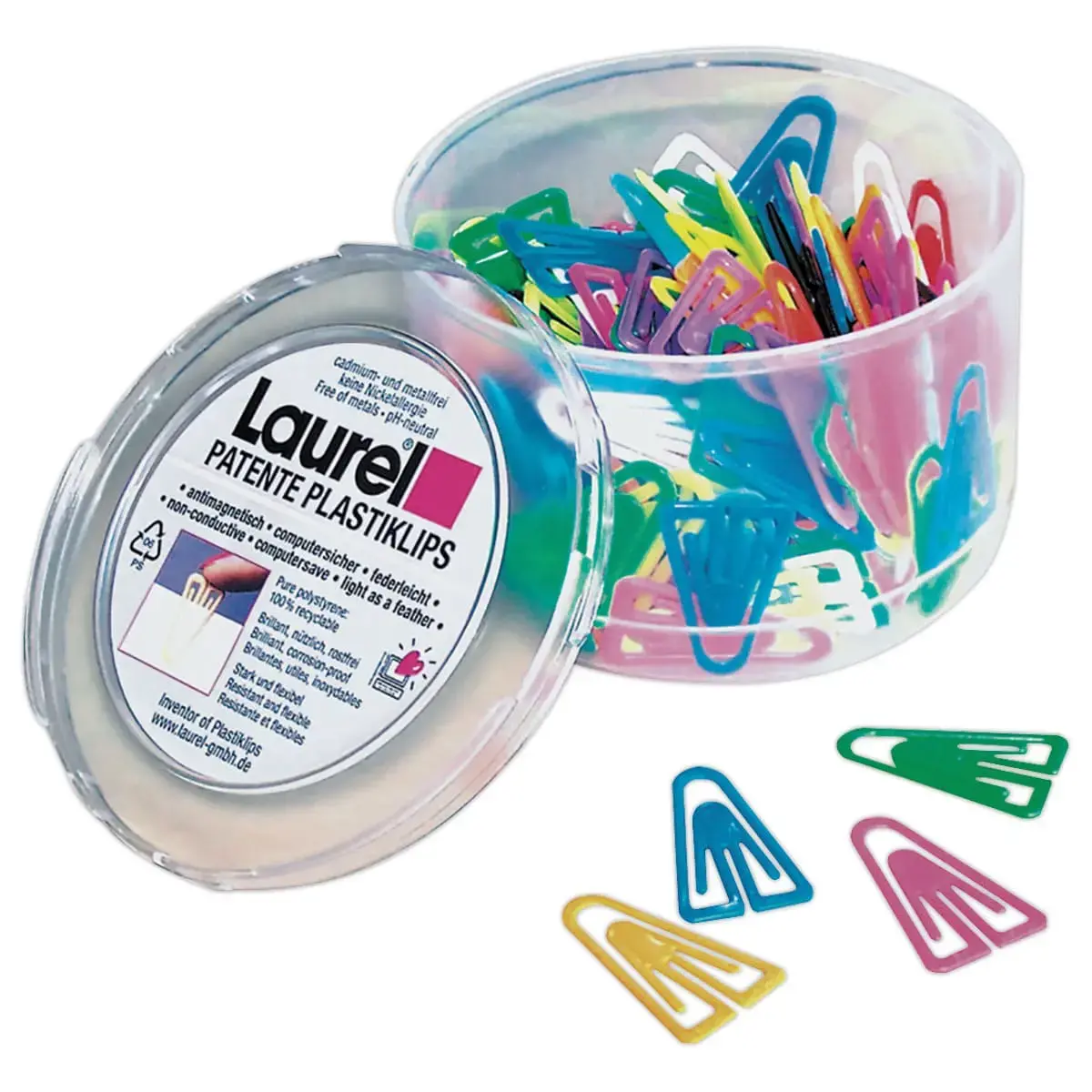 200 Trombones de 35mm - couleurs assorties